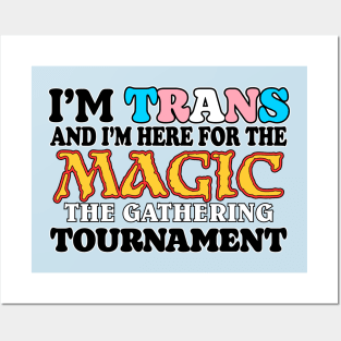 I'm Trans and here for the Magic The Gathering Tournament Posters and Art